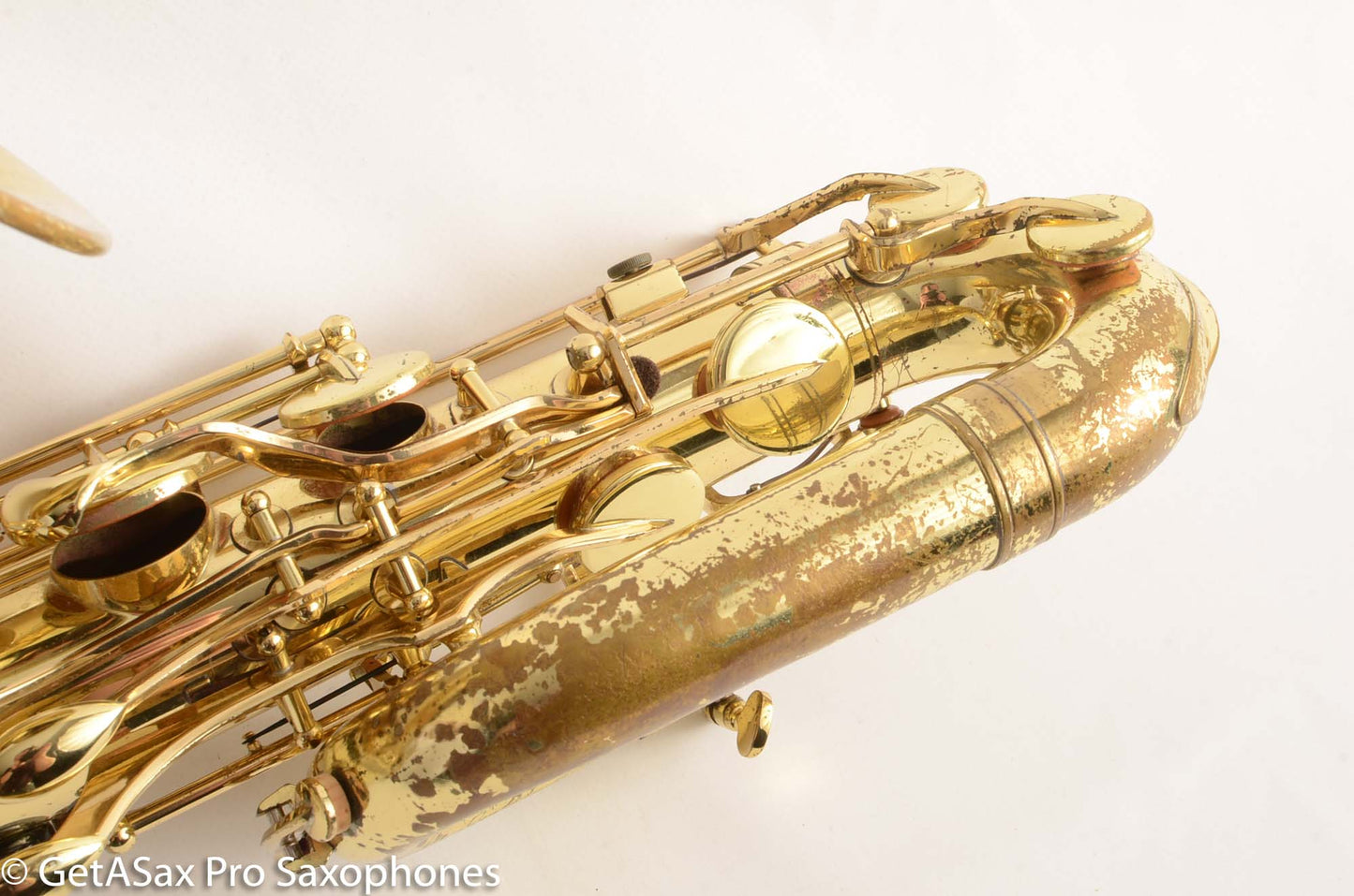 Yamaha YBS-52 Baritone Saxophone Well Used but Good Condition, Worn Lacquer Low A