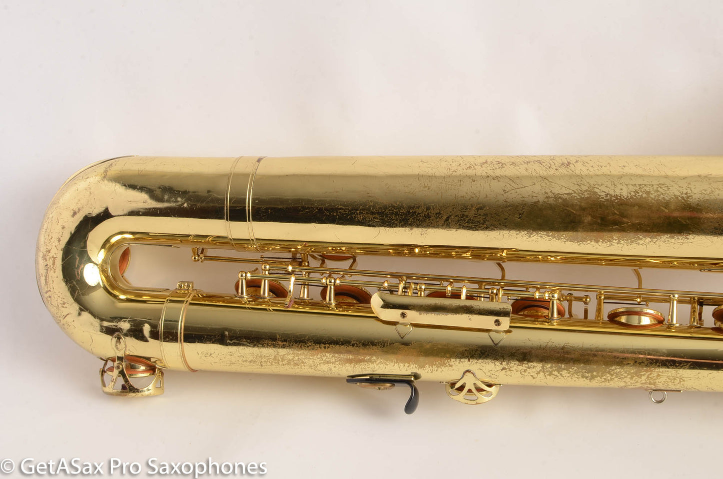 Yamaha YBS-52 Baritone Saxophone Well Used but Good Condition, Worn Lacquer Low A
