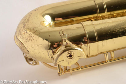 Yamaha YBS-52 Baritone Saxophone Well Used but Good Condition, Worn Lacquer Low A