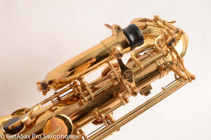 Yamaha YBS-62 Purple Logo 1980s Low A Baritone Saxophone Very Good Condition