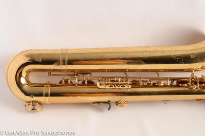 Yamaha YBS-62 Purple Logo 1980s Low A Baritone Saxophone Very Good Condition