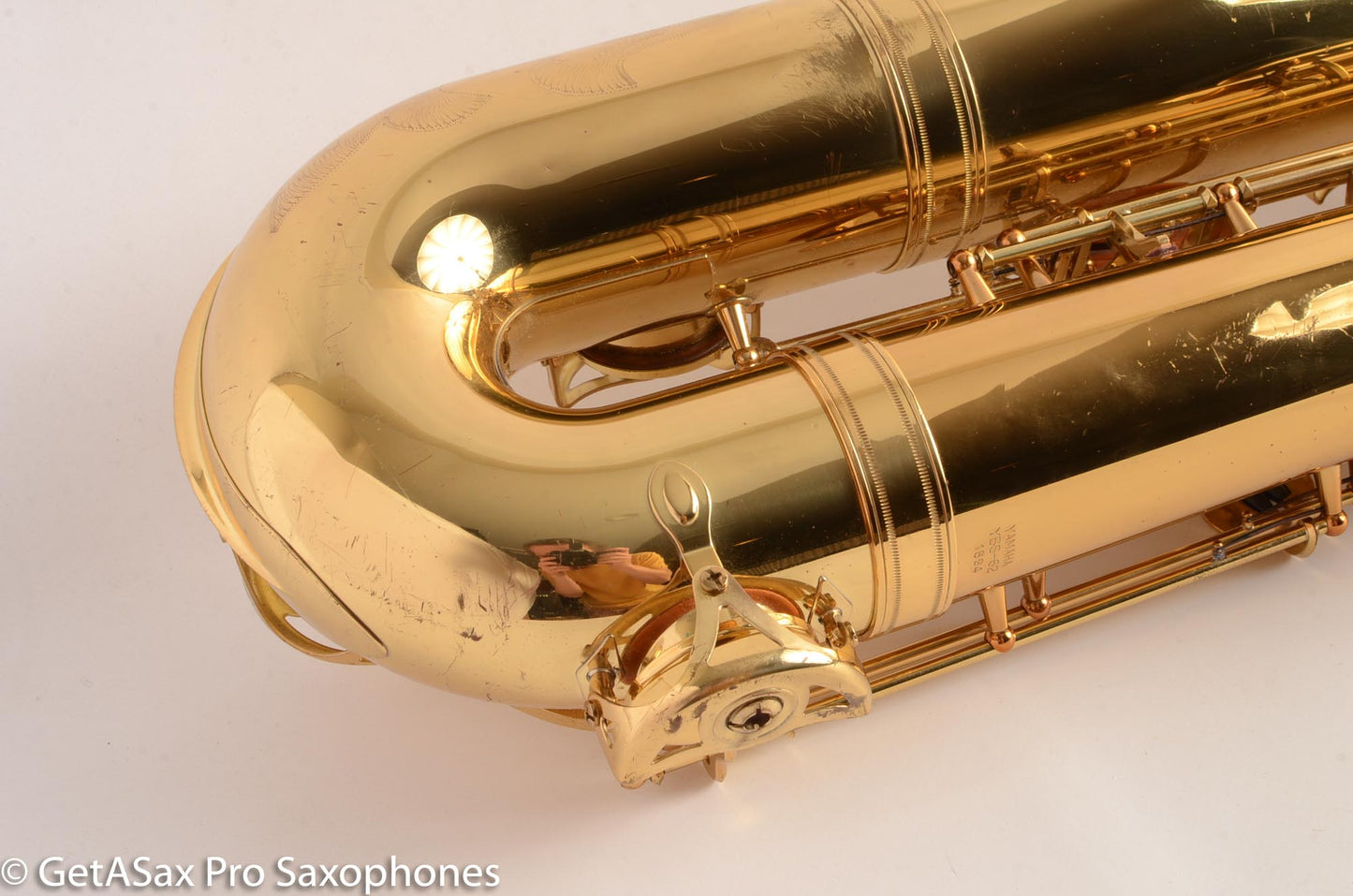 Yamaha YBS-62 Purple Logo 1980s Low A Baritone Saxophone Very Good Condition