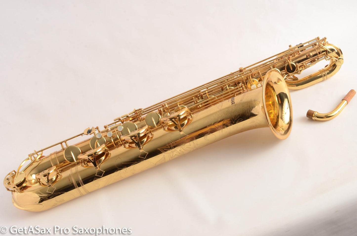 Yamaha YBS-62 Purple Logo 1980s Low A Baritone Saxophone Very Good Condition