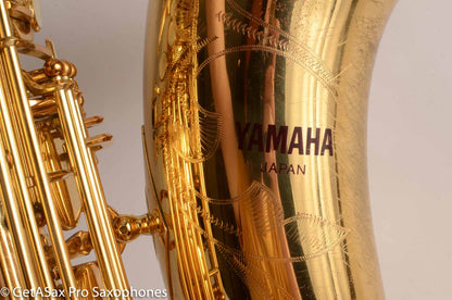 Yamaha YBS-62 Purple Logo 1980s Low A Baritone Saxophone Very Good Condition