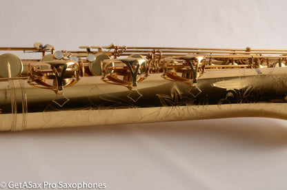 Yamaha YBS-62 Purple Logo 1980s Low A Baritone Saxophone Very Good Condition