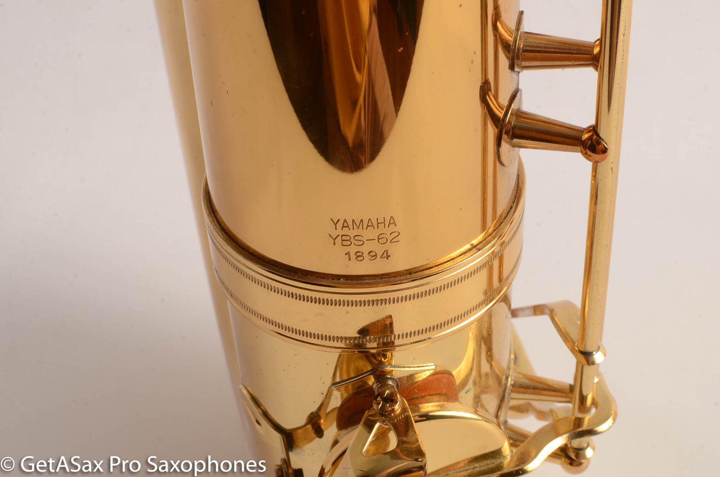 Yamaha YBS-62 Purple Logo 1980s Low A Baritone Saxophone Very Good Condition