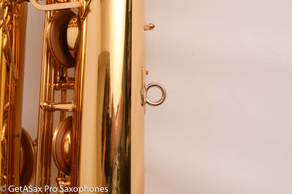 Yamaha YBS-62II Baritone Saxophone Mint Like New with Peg Mount and Wheeled Case 52658