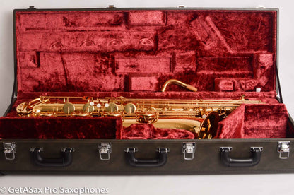 Yamaha YBS-62II Baritone Saxophone Mint Like New with Peg Mount and Wheeled Case 52658