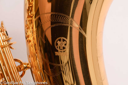 Yamaha YBS-62II Baritone Saxophone Mint Like New with Peg Mount and Wheeled Case 52658