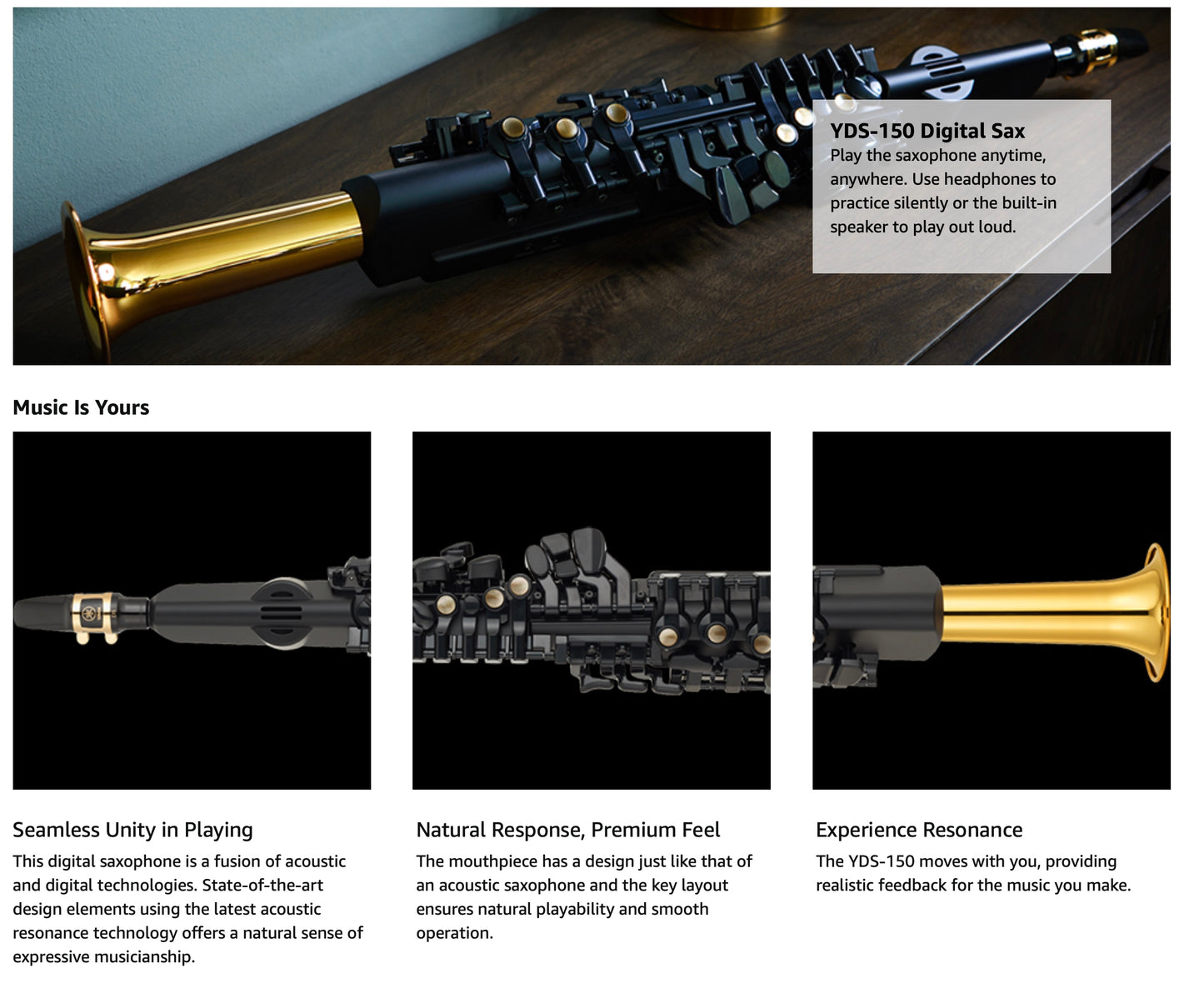 Yamaha YDS-150 Digital Saxophone