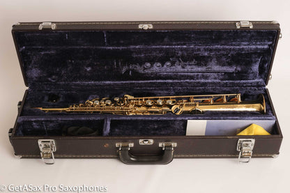 Yamaha YSS-62 Purple Logo Soprano Very Good Condition 12637