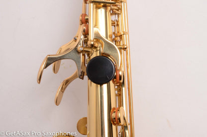 Yamaha YSS-62 Soprano Purple Logo Near Mint Fresh Repad 2129