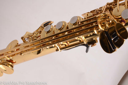 Yamaha YSS-62 Soprano Purple Logo Near Mint Fresh Repad 2129