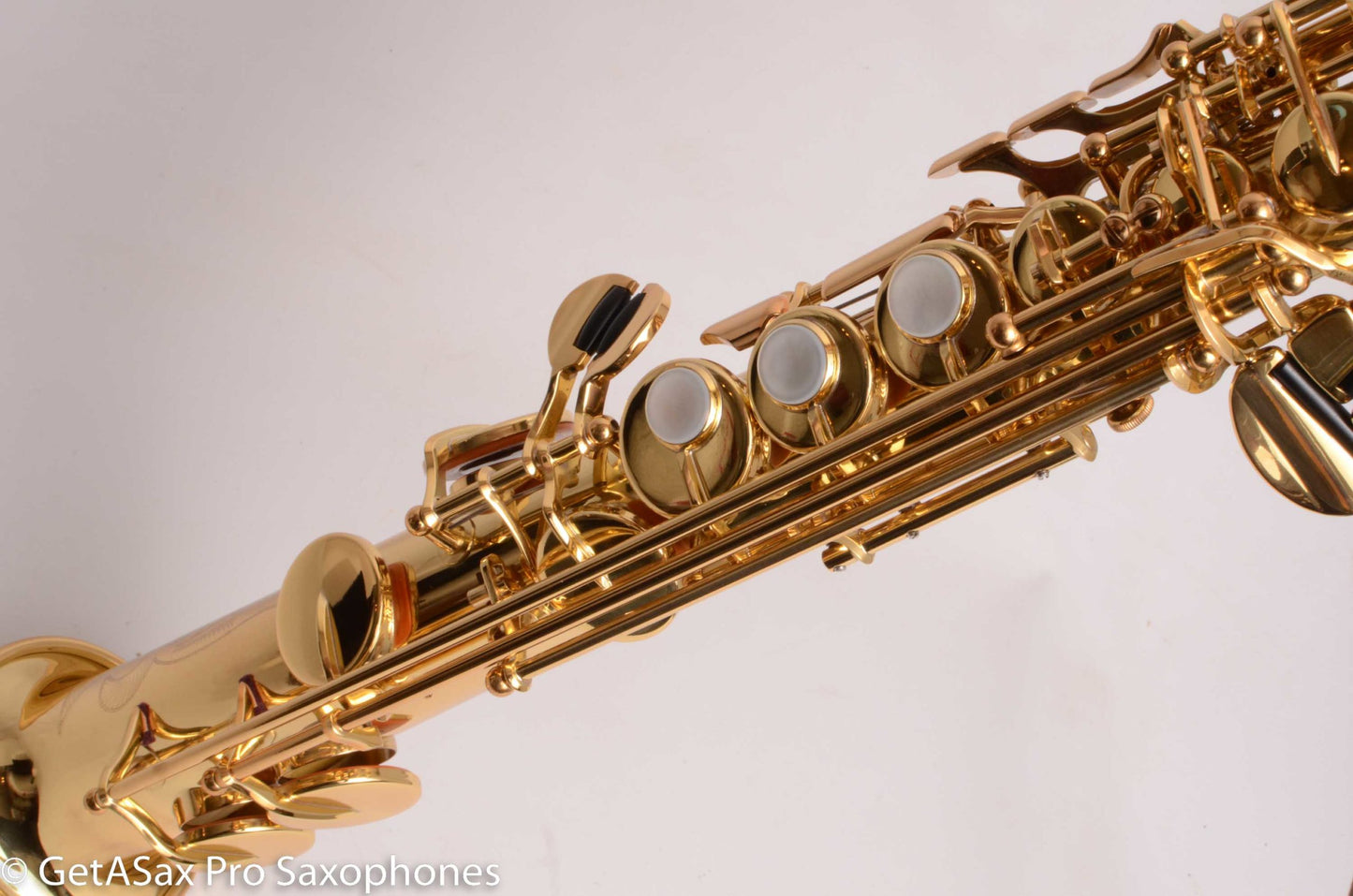 Yamaha YSS-62 Soprano Purple Logo Near Mint Fresh Repad 2129
