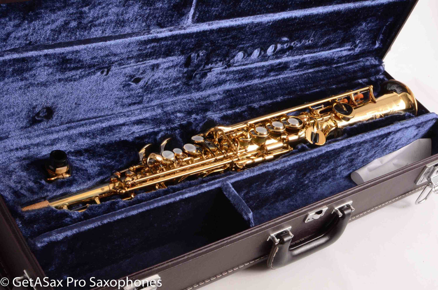 Yamaha YSS-62 Soprano Purple Logo Near Mint Fresh Repad 2129