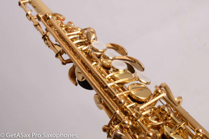 Yamaha YSS-62 Soprano Purple Logo Near Mint Fresh Repad 2129