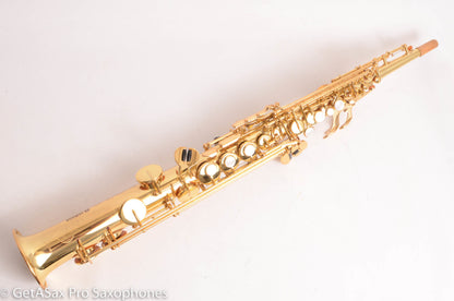 Yamaha YSS-62 Soprano Purple Logo Near Mint Fresh Repad 2129