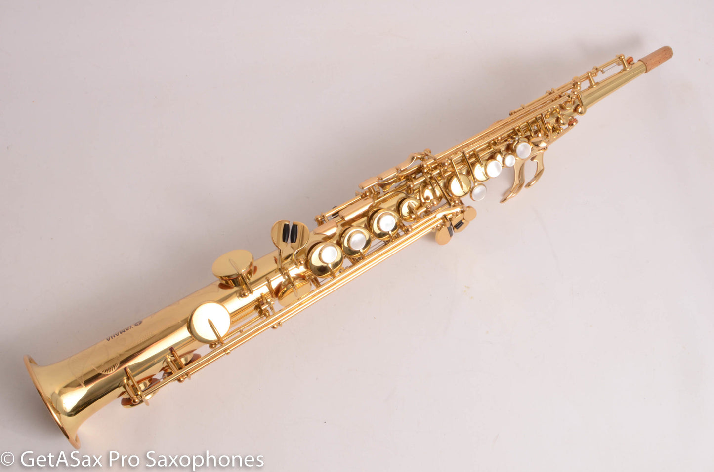 Yamaha YSS-62 Soprano Purple Logo Near Mint Fresh Repad 2129