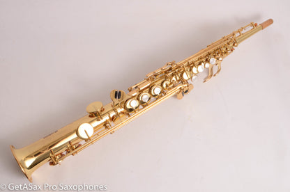 Yamaha YSS-62 Soprano Purple Logo Near Mint Fresh Repad 2129