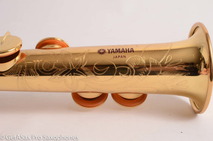 Yamaha YSS-62 Soprano Purple Logo Near Mint Fresh Repad 2129