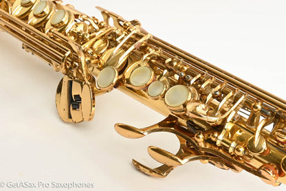 Yamaha YSS-62R One Piece Bent Neck Professional Soprano Very Good Condition Early Serial 267