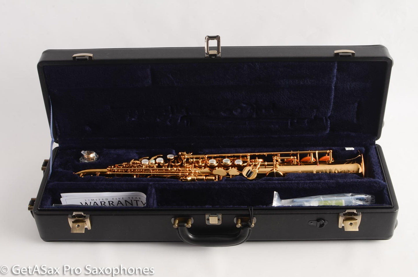 Yamaha YSS-82ZR Soprano Saxophone MINT Hardly Played One Piece Bent Neck! 1793