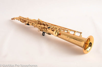 Yamaha YSS-82ZR Soprano Saxophone MINT Hardly Played One Piece Bent Neck! 1793
