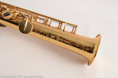 Yamaha YSS-82ZR Soprano Saxophone MINT Hardly Played One Piece Bent Neck! 1793