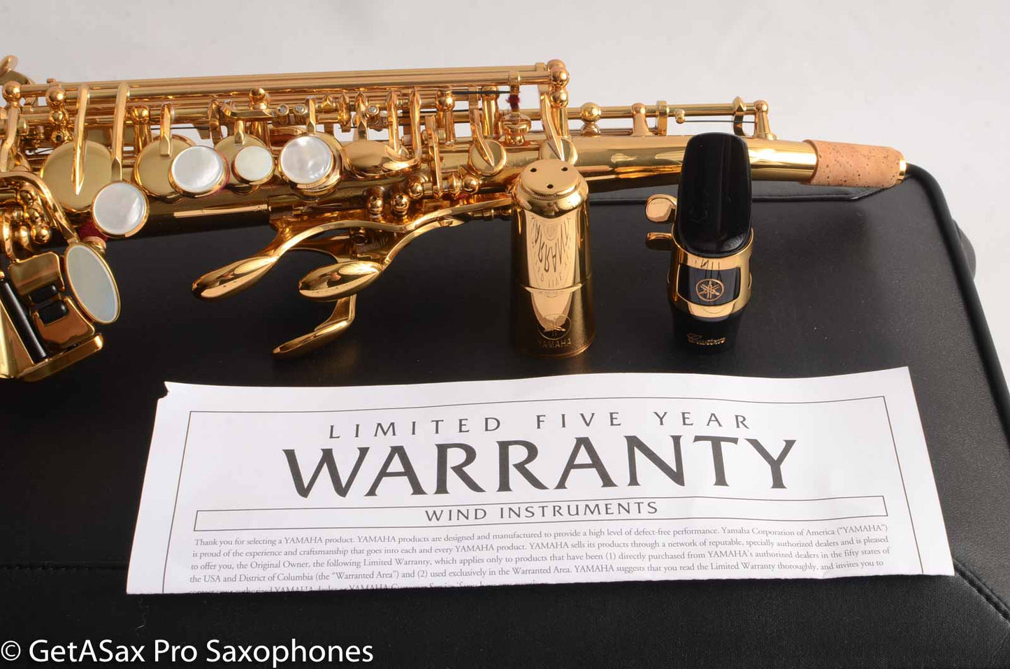 Yamaha YSS-82ZR Soprano Saxophone MINT Hardly Played One Piece Bent Neck! 1793