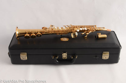 Yamaha YSS-82ZR Soprano Saxophone MINT Hardly Played One Piece Bent Neck! 1793