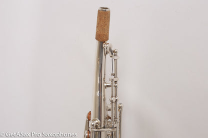 Yamaha YSS-82ZRS Mint Like New One Piece Bent Neck Silver