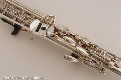 Yamaha YSS-82ZRS Mint Like New One Piece Bent Neck Silver