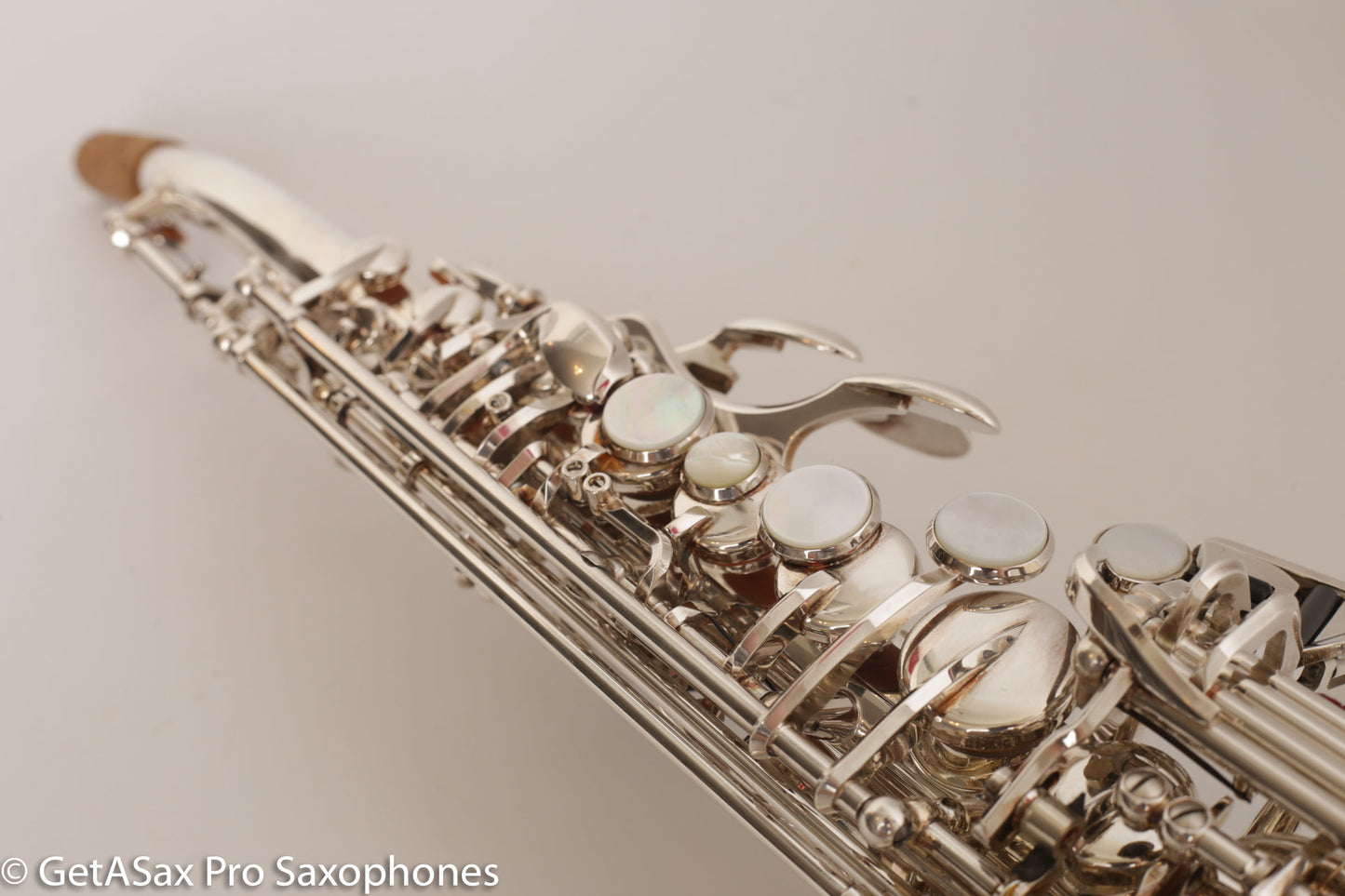 Yamaha YSS-82ZRS Mint Like New One Piece Bent Neck Silver