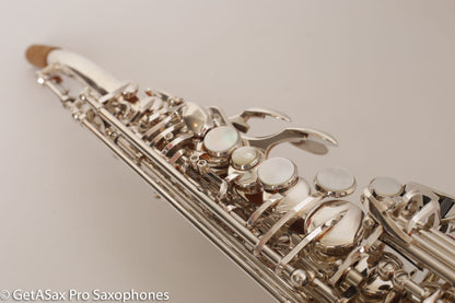 Yamaha YSS-82ZRS Mint Like New One Piece Bent Neck Silver