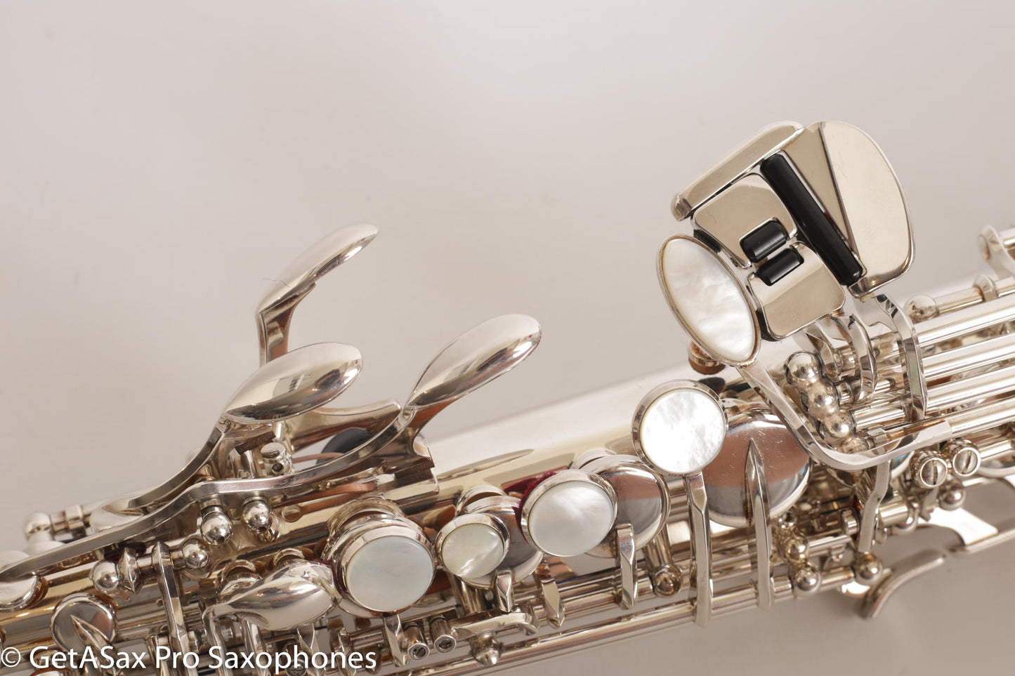 Yamaha YSS-82ZRS Mint Like New One Piece Bent Neck Silver