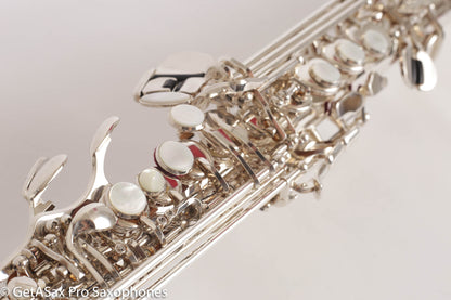 Yamaha YSS-82ZRS Mint Like New One Piece Bent Neck Silver