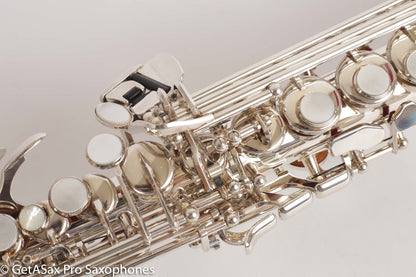 Yamaha YSS-82ZRS Mint Like New One Piece Bent Neck Silver
