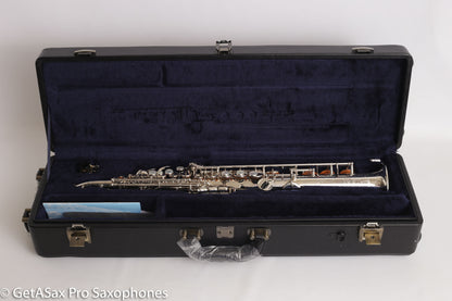 Yamaha SILVER YSS-82ZRS Soprano Saxophone Mint In the Plastic + Setup