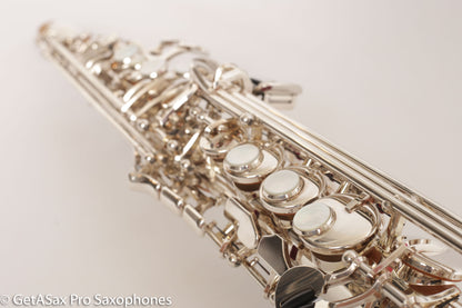 Yamaha YSS-82ZRS Mint Like New One Piece Bent Neck Silver