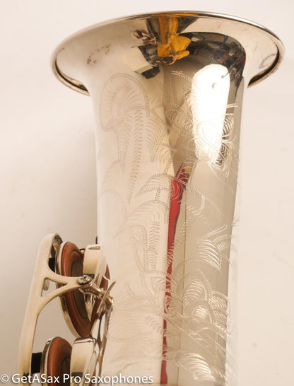 Yamaha YTS-82ZS Silver Custom tenor Excellent Condition Plays Great! 153490