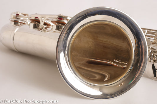 Yamaha YTS-875S Tenor Saxophone Silver Plate Near Mint Condition Fresh Setup