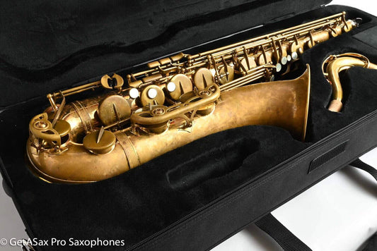 Yamaha YTS-82ZUL Custom Professional Tenor Saxophone Unlacquered Good Pads Great Deal! C11887