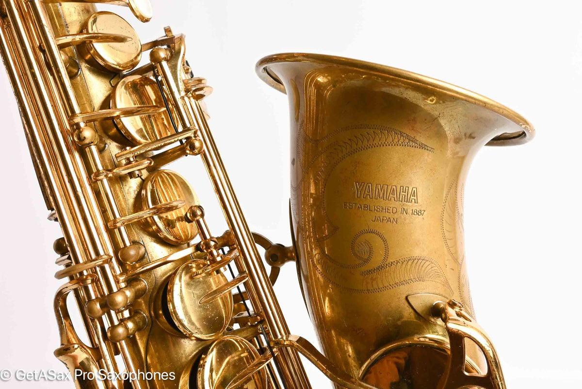 Yamaha YAS-62-1 Alto Unlacquered Body Orig and V1 Neck Plays Huge!