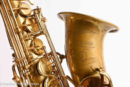 Yamaha YAS-62-1 Alto Unlacquered Body Orig and V1 Neck Plays Huge!