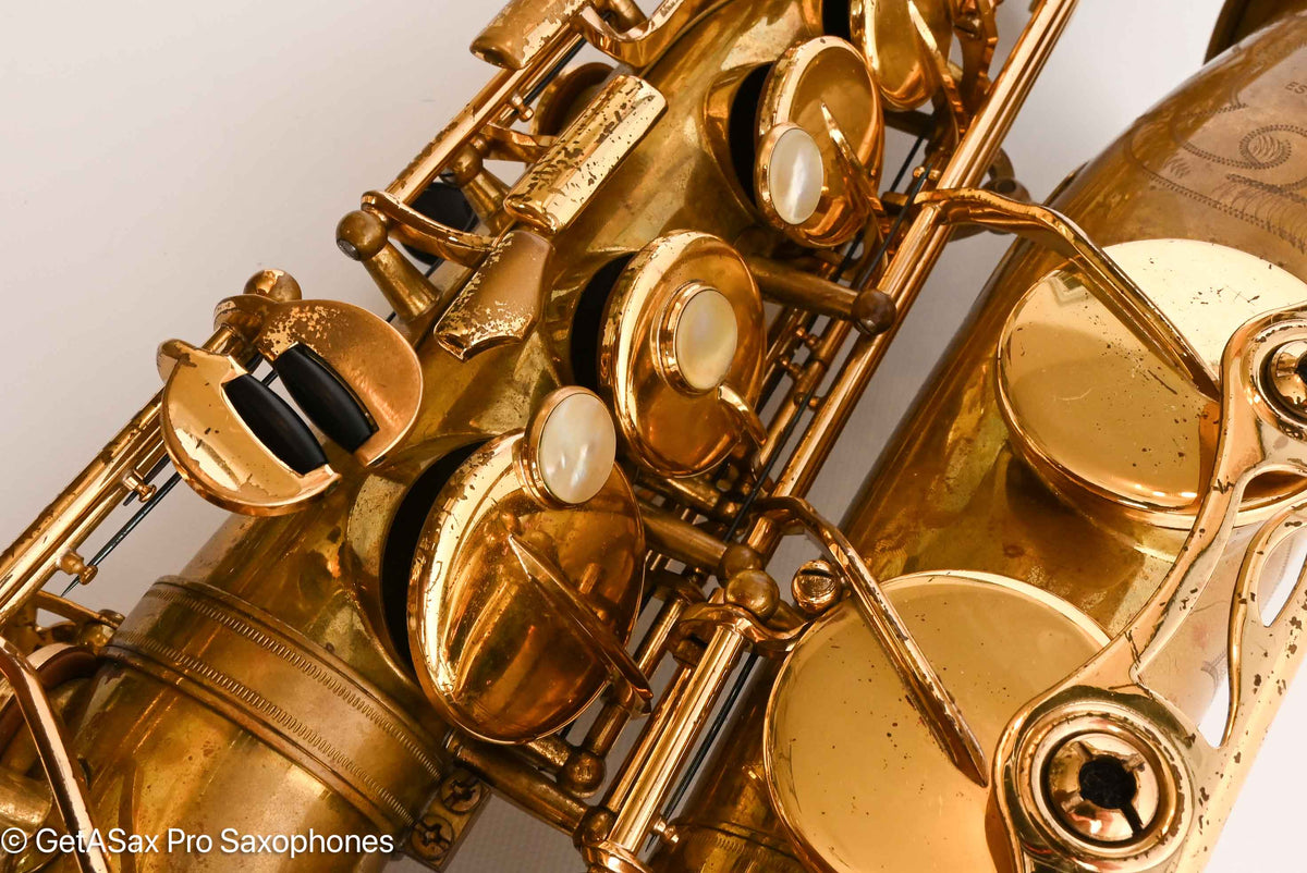 Yamaha YAS-62-1 Alto Unlacquered Body Orig and V1 Neck Plays Huge!