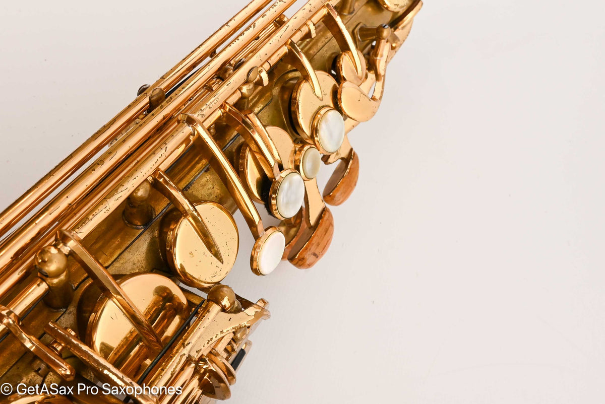 Yamaha YAS-62-1 Alto Unlacquered Body Orig and V1 Neck Plays Huge!