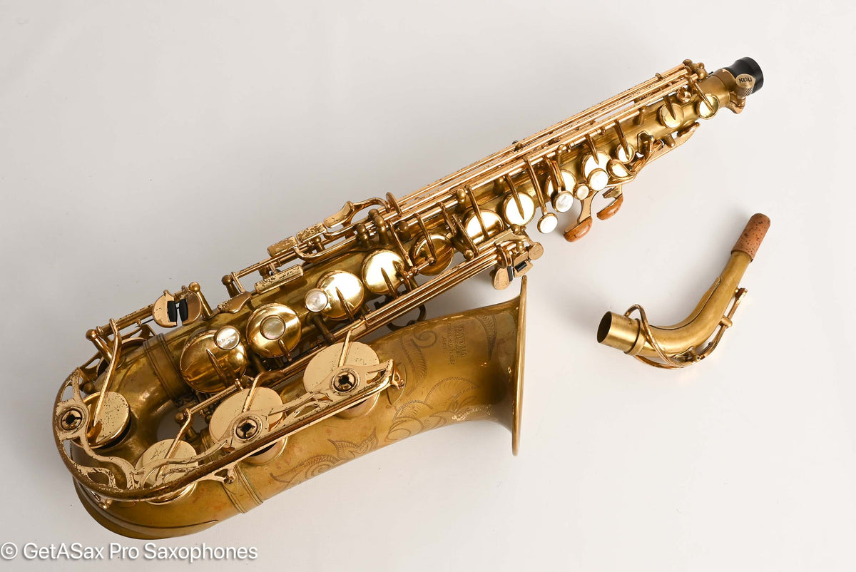 Yamaha YAS-62-1 Alto Unlacquered Body Orig and V1 Neck Plays Huge!