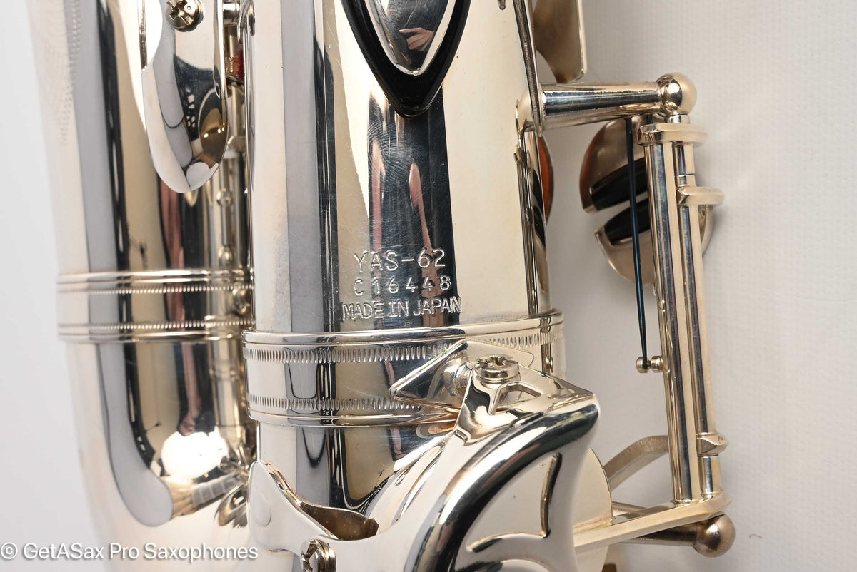 Yamaha YAS-62IIS Silver Plated Professional Alto Near Mint Excellent!