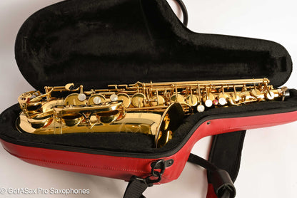 Yamaha YAS-82ZII Rare Red Edition Pink Gold Neck Red Case Cool!