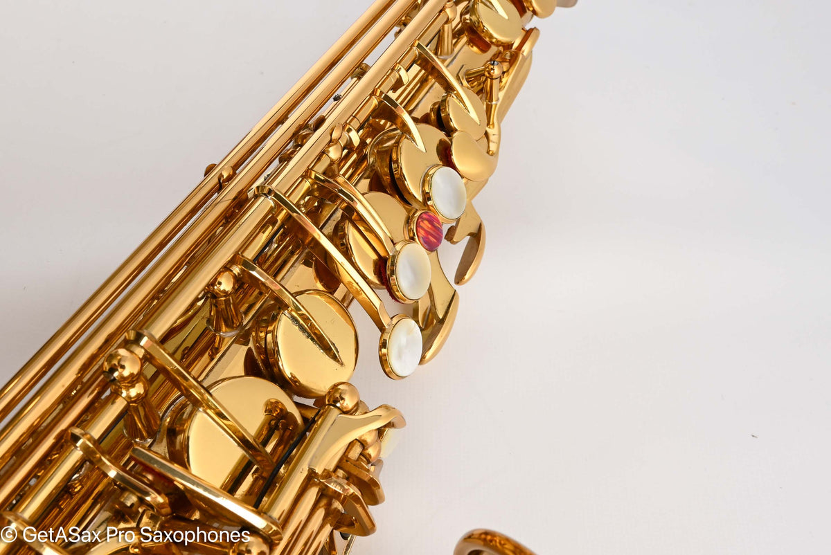 Yamaha YAS-82ZII Rare Red Edition Pink Gold Neck Red Case Cool!